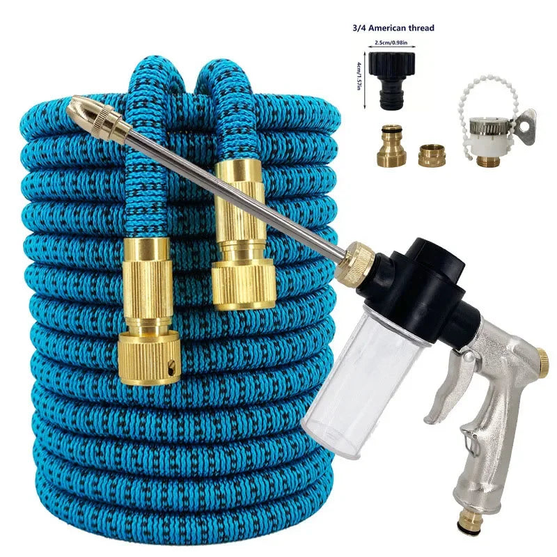 Flexible Garden Hose And Expandable Magic Spray Pipe, High-Pressure Garden Spray Gun, Garden Supplies