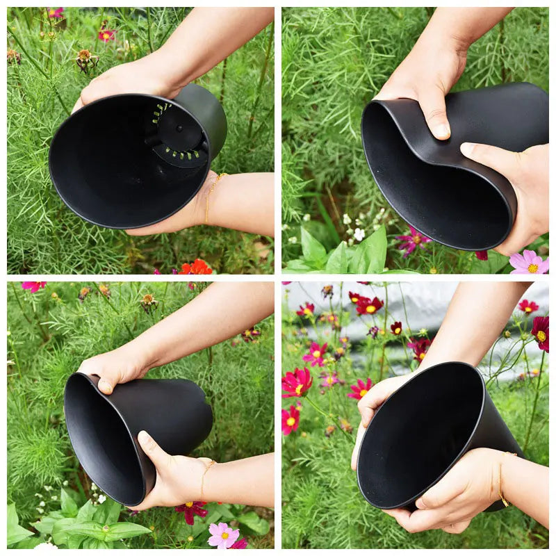 10pcs Thickened Flowerpot High-Waisted Round ,Plant Pot Reusable Succulents Plant Vientiane Basin Home Office Decor Garden Tool