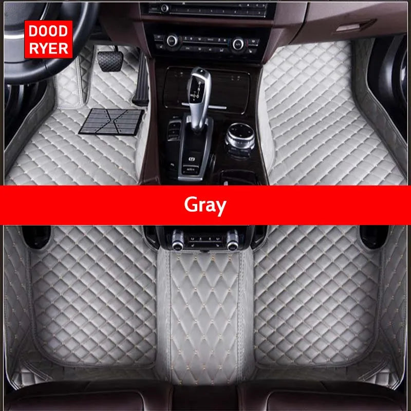 DOODRYER Custom Car Floor Mats For Tesla Model X Auto Carpets Foot Coche Accessorie
