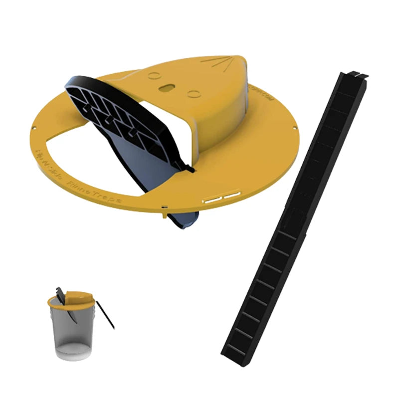 Flip-top mousetrap barrel lid trap automatic reset household mousetrap artifact mouse board mouse killer mousetrap