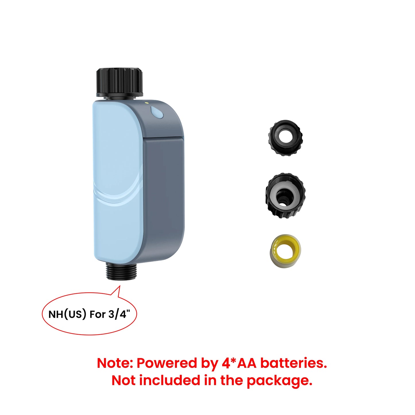 GIRIER Smart Water Timer WiFi Programmable Sprinkler Timer for Garden Hose Drip Irrigation System Support Tuya App No Hub Needed