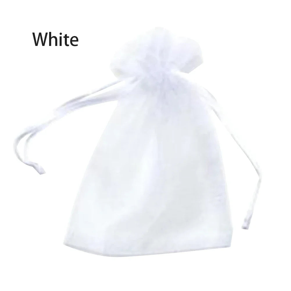 50/100Pcs Fruit Grape Protection Bags With Drawstring Garden Mesh Netting Bags Plant Cover Mesh Bag for Fruit Flower Vegetables