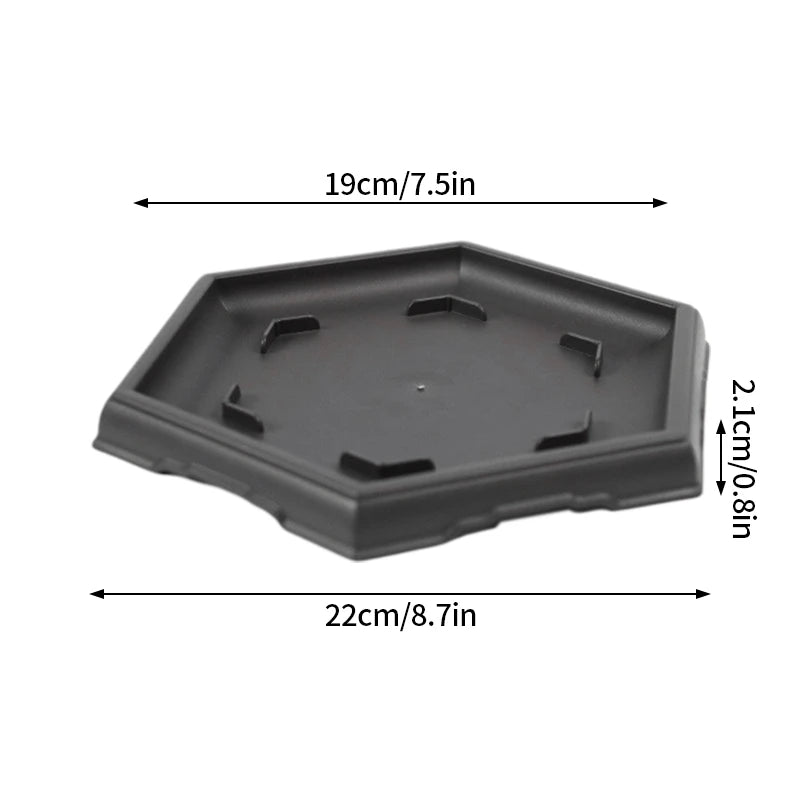 Rectangular Flowerpots Plastic Bonsai Plants Pot Square for Flower Balcony Garden Yard Landscape Bonsai Pot Trays Home Decor