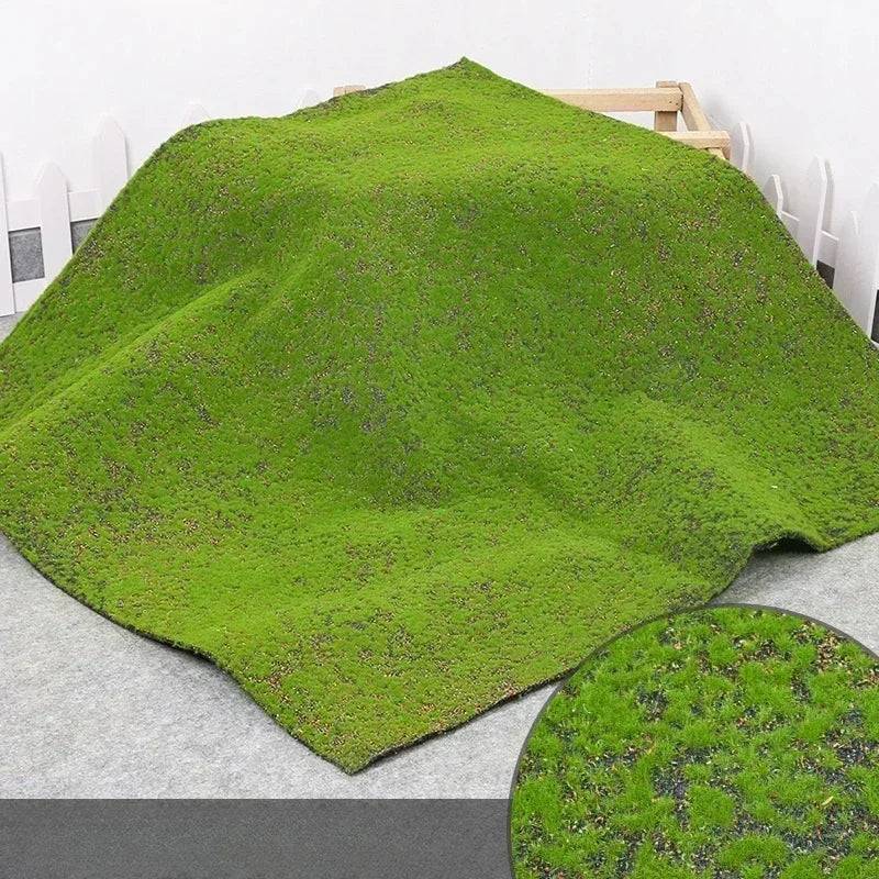 Artificial Turf Moss Wall Synthetic Grassland Fake Faux Grass Simulation Muscu Grass Decor Outdoor Decoration Garden Accessories