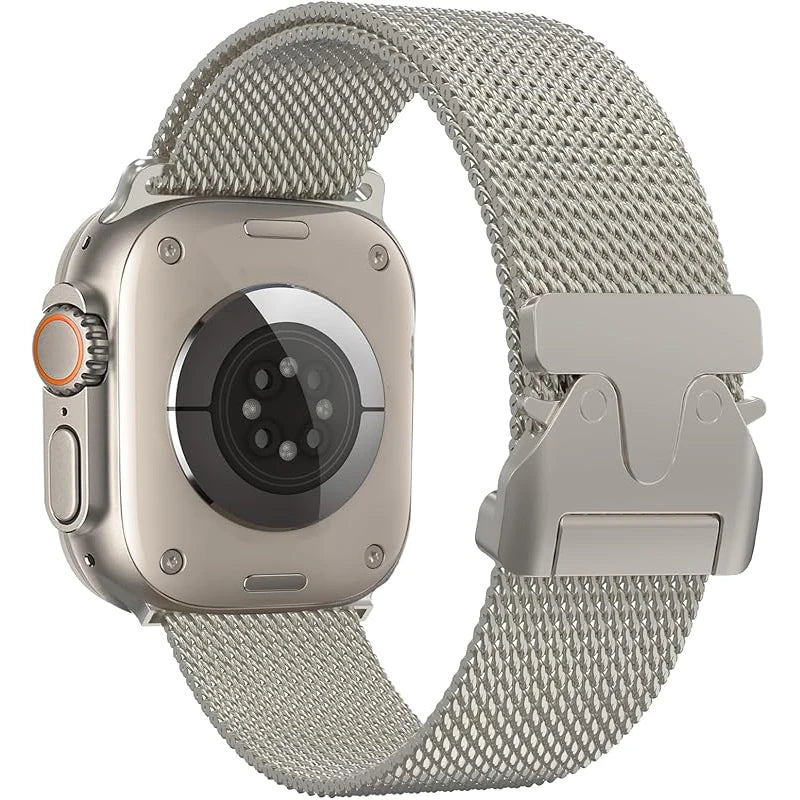 Milanese Loop Strap for Apple Watch - Stainless Steel Band for 38-49mm Series 4-Ultra 2 | AlluCanFind