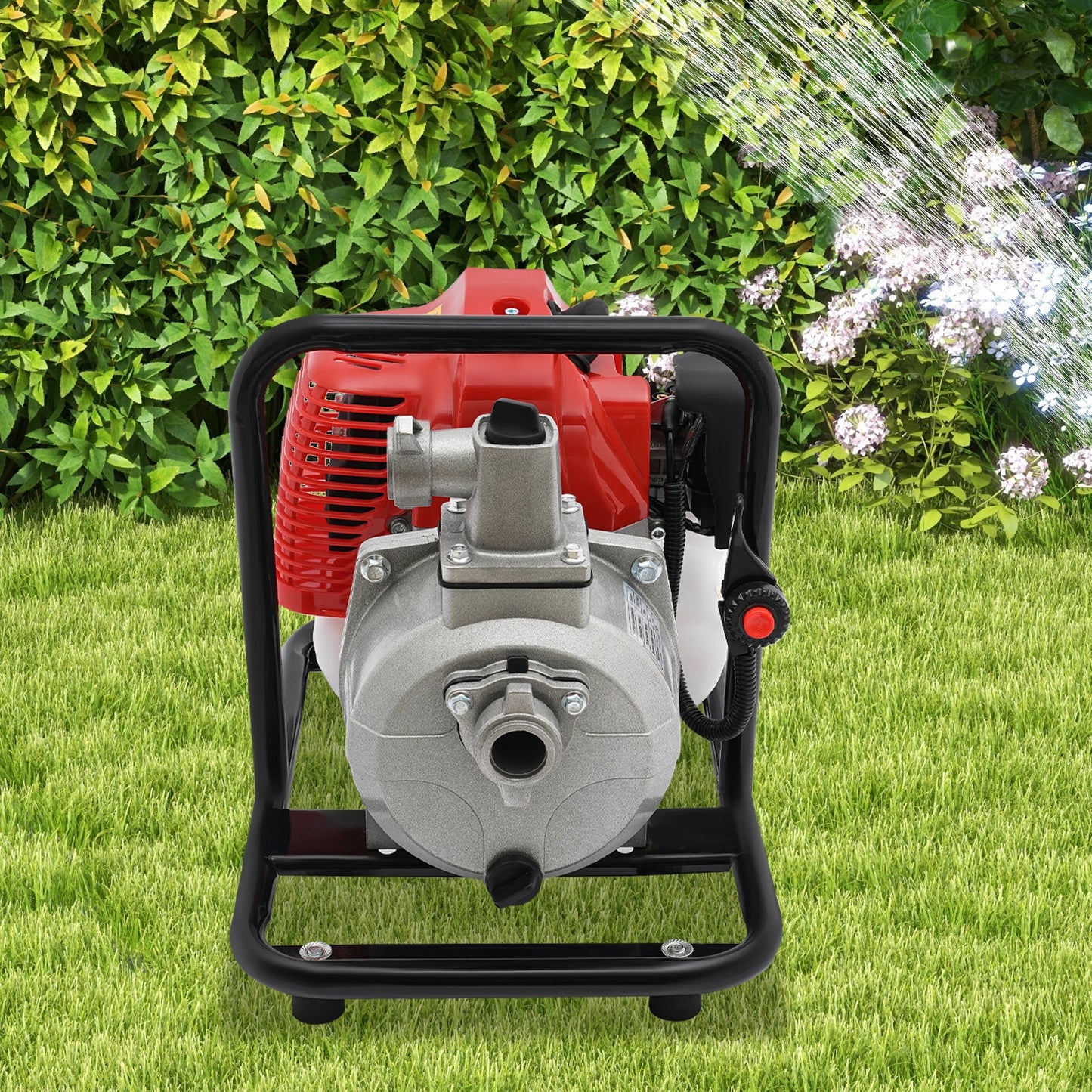 1-inch 1.7HP 2-Stroke Gasoline Water Transfer Pump | High-Pressure for Irrigation