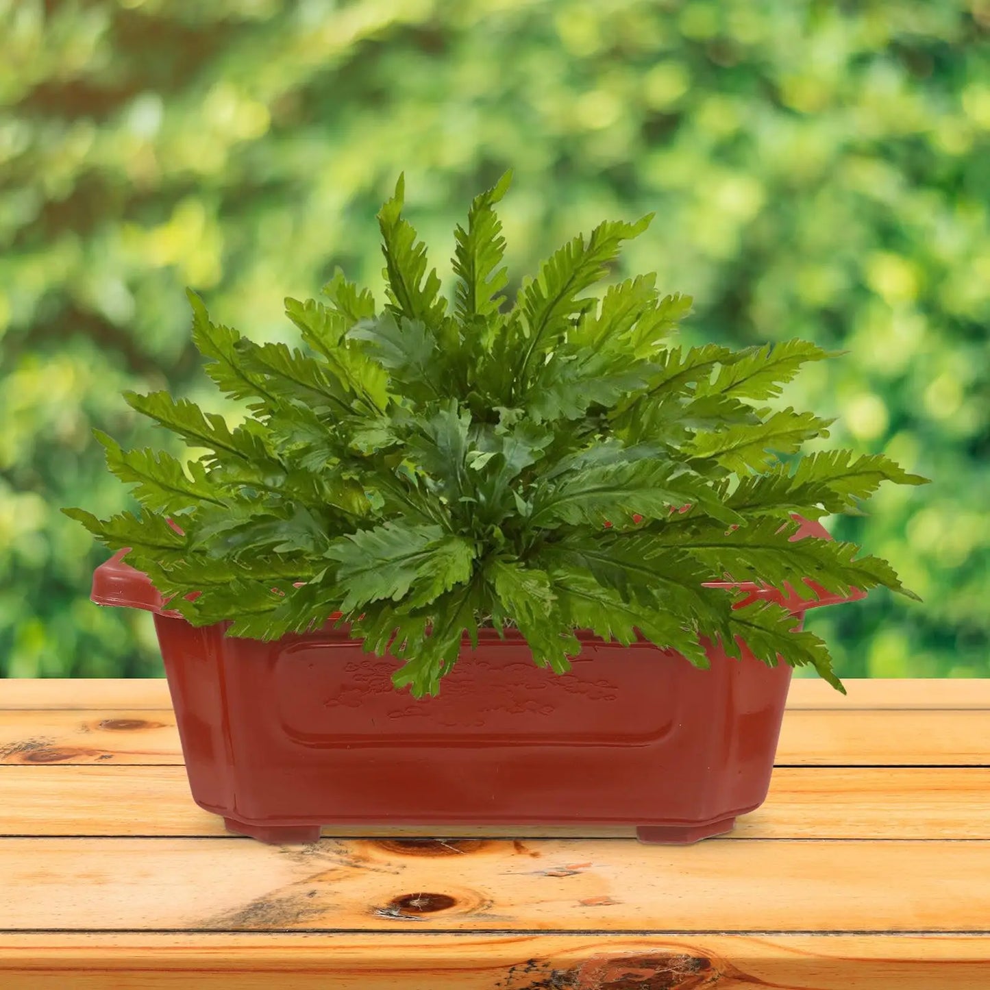 10 Pcs Plastic Planting Pot Classic Ceramic Flowerpot Bonsai Planter Garden Container Household Succulent Vase