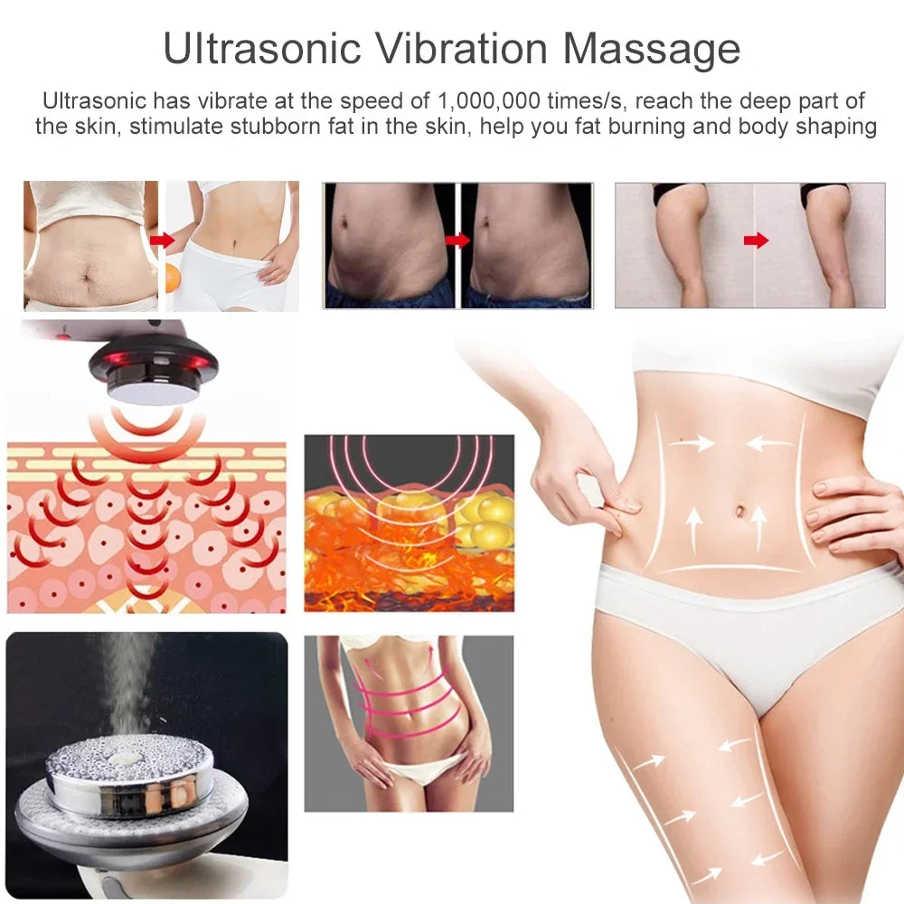 Body & Skin Care Therapy Massager with EMS & Cavitation
