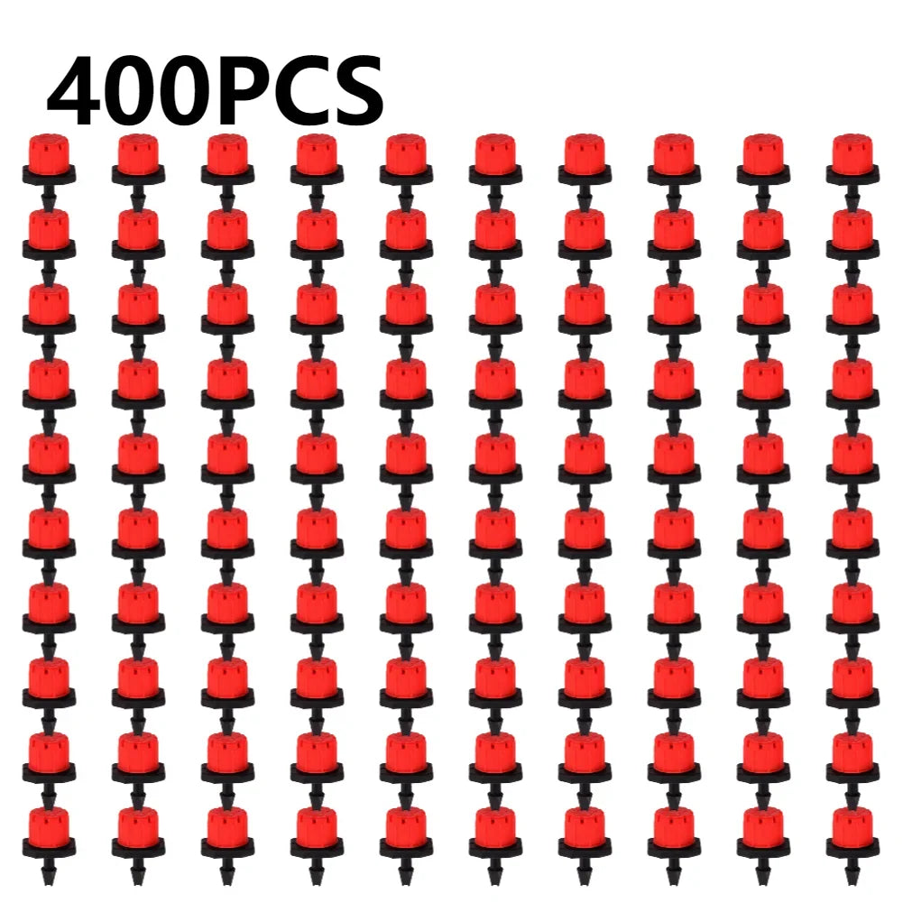 100-1000PCS Irrigation Drippers Sprinklers Adjustable Water Dropper Head Sprinkler Flow Head Garden Watering Irrigation System