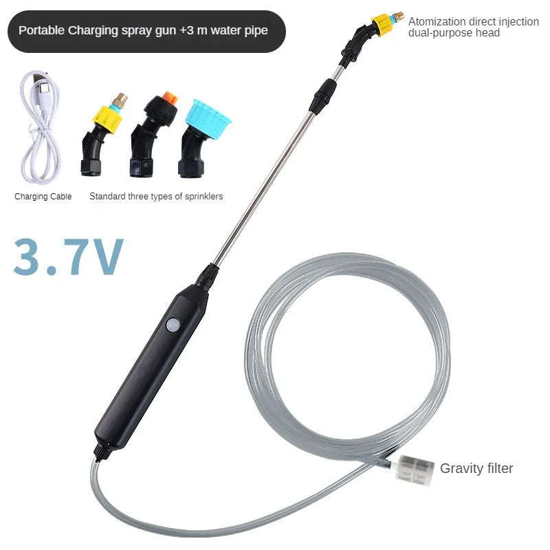 Electric Sprayer Gun Garden Automatic Atomization USB Plant Sprayer Bottle High Pressure Sprinkler Watering Garden Irrigation