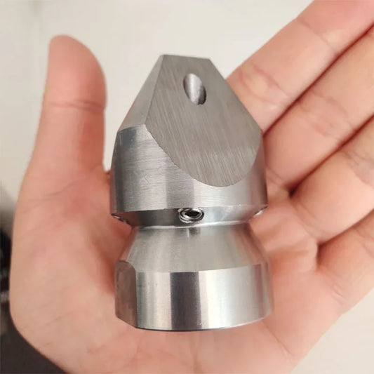 Washing Machine Accessories Mine Dredging Sewer Water Mouse Nozzle High-Pressure Nozzle Small Puncture Stainless Steel Dredging