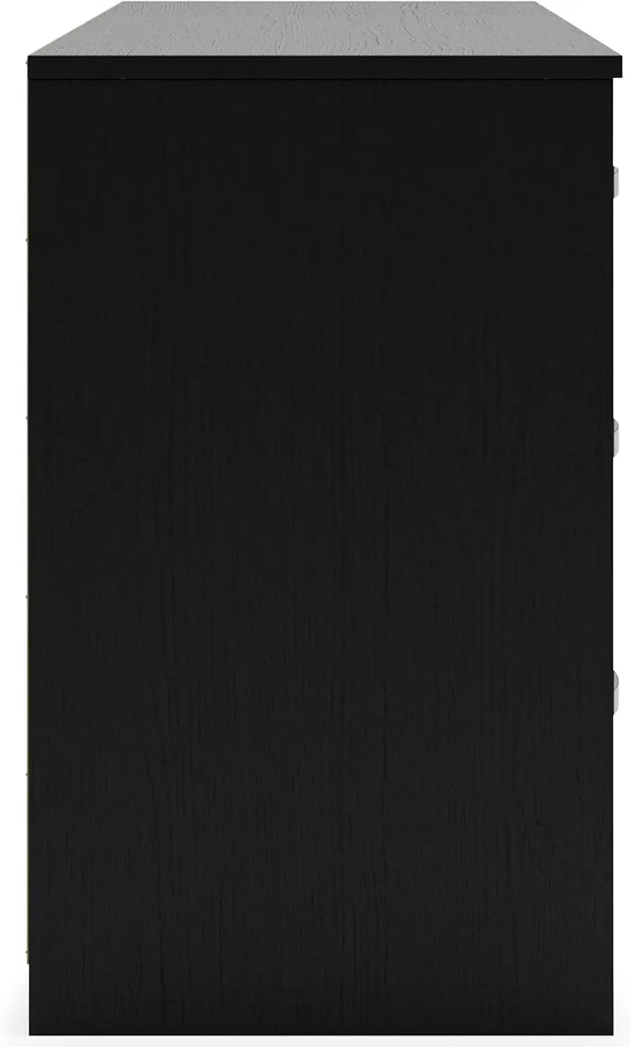 Finch Contemporary 6 Drawer Dresser, Black