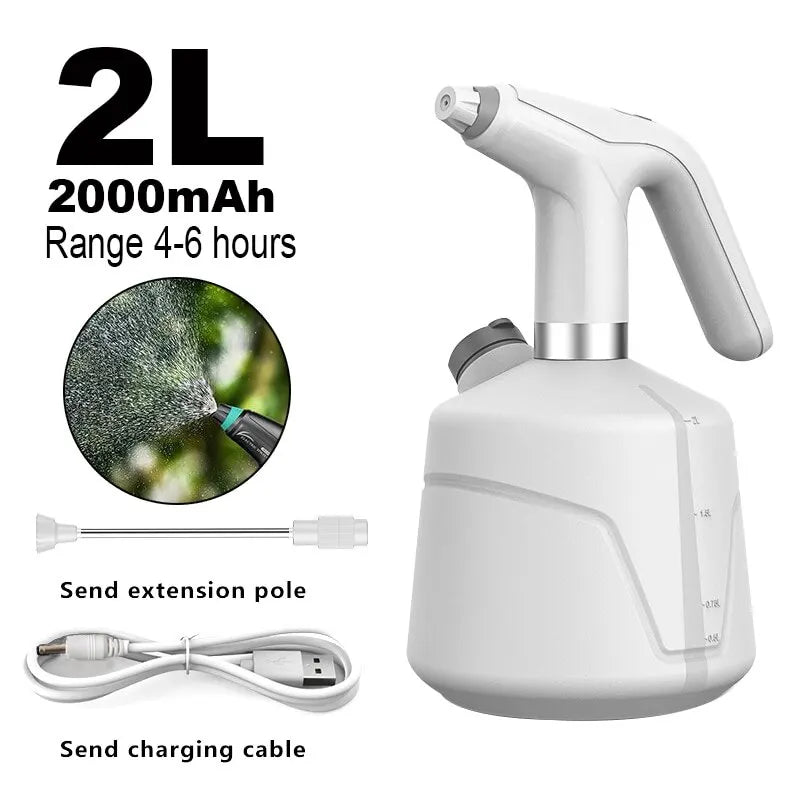 NEW 2L Electric Plant Spray Bottle Automatic Watering Fogger USB Electric Sanitizing Sprayer Watering Machine Plants Garden Tool