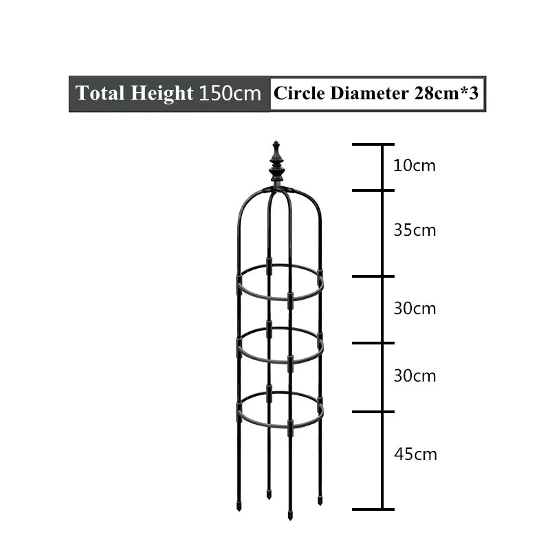 Plant Climbing Supporter Climbing Plant Support Frame Outdoor Flower Vines Pot Stand Garden Climbing Frame Indoor Floral Decor