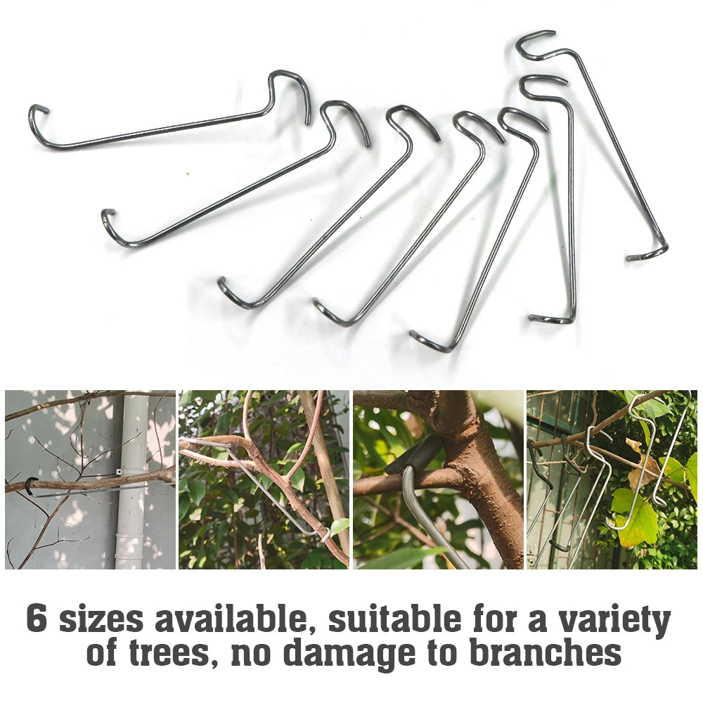 10Pcs Stainless Steel Reuseable Branch Spreader Metal Fruit Tree Branches Holder Plant Support Stand for Outdoor Farm Planting T