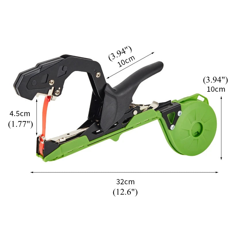 New Upgrade Plant Vine Tying Machine Gardening Tapetool Tapener Tape And Staple for Vegetable Grape Tomato Pepper Plant Support