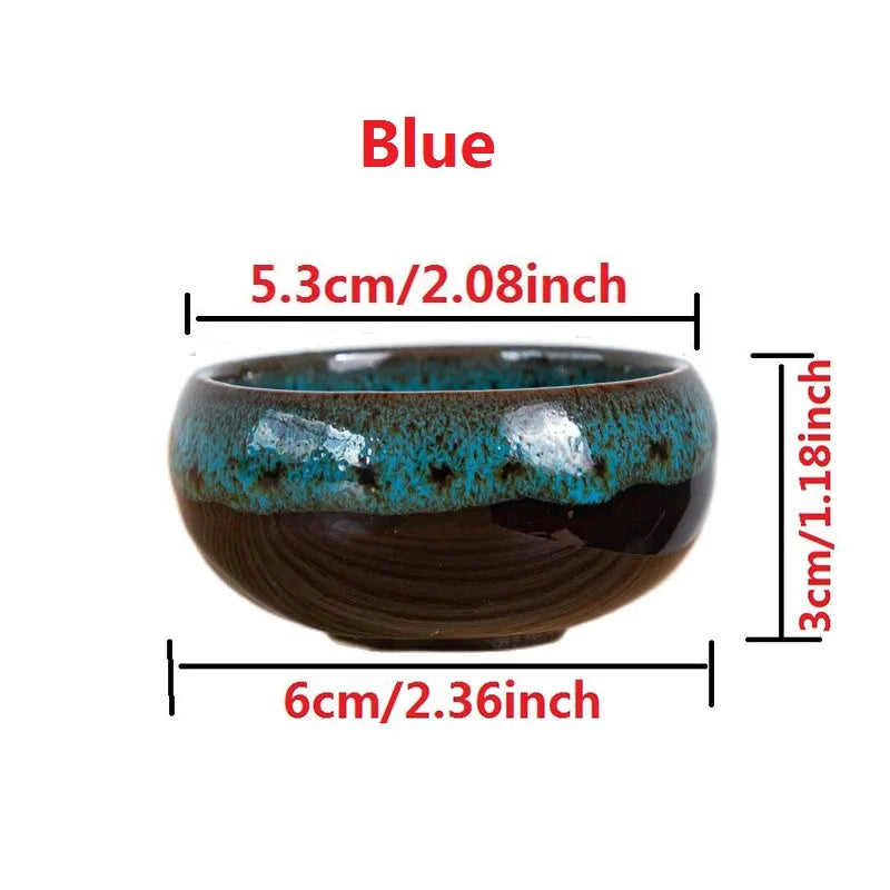 Mini Flower Pot Ceramic Flowerpot Small Succulent Plants Plant Potted Flowers Decor Container Cactus Bonsai Home Office Gifts