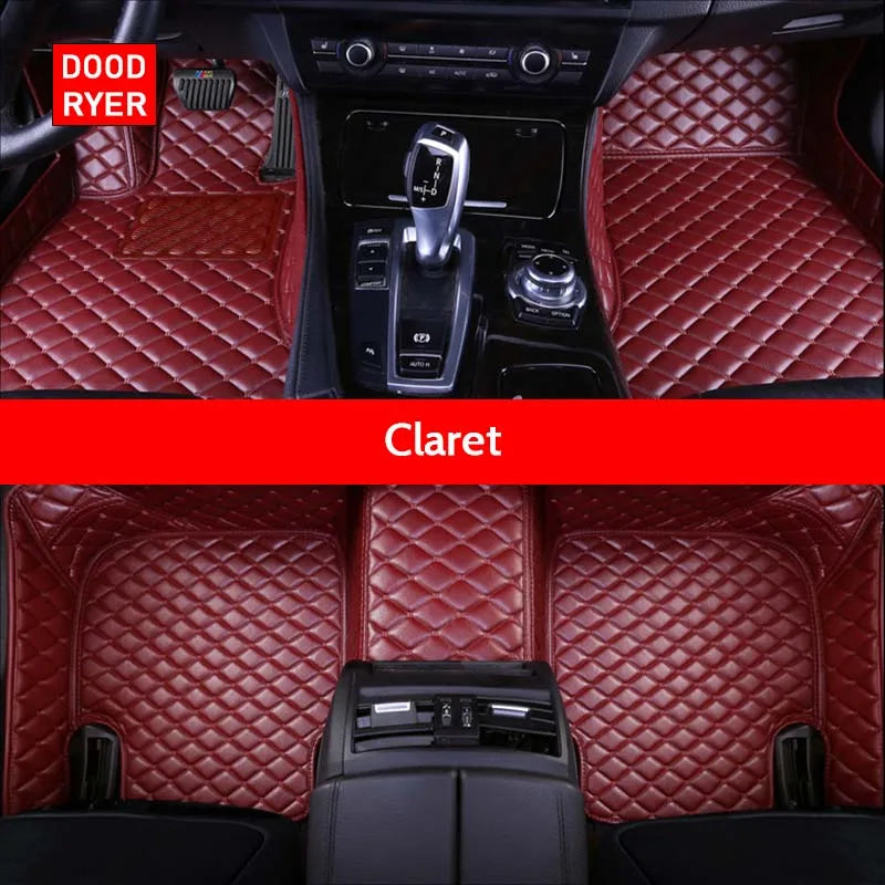 DOODRYER Custom Car Floor Mats For Tesla Model X Auto Carpets Foot Coche Accessorie