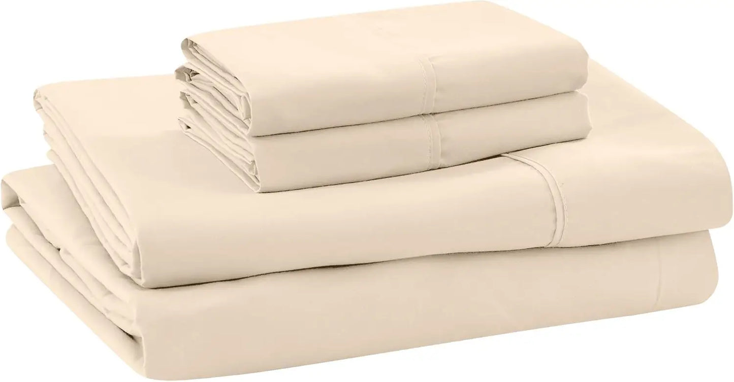 4-Piece Bedding Sheets & Pillowcase Set, Printed Extra Soft Deep Pocket Up To 16 Inch Mattress Forever Roses, Bedding Set