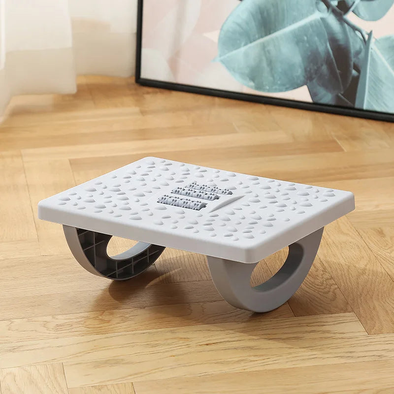 Foot Rest Under Desk Rocking Footstool with Massage Rollers Foot Rest Foot Relaxation Circulation for Home Study Office Work