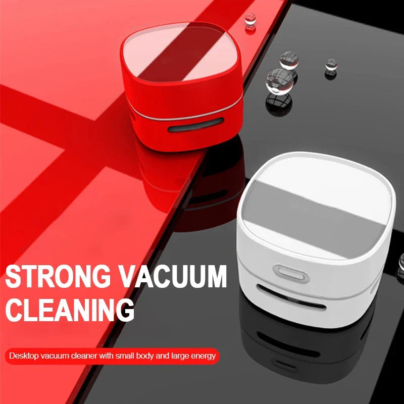 Portable Mini Desk Vacuum Cleaner Handheld Wireless Dust Sweeper For Home Office Table Keyboard Car Efficient Ceaning tool