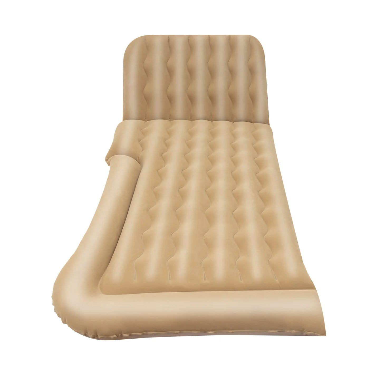 Inflatable Bed, Inflatable Mattress, Beige Mattress