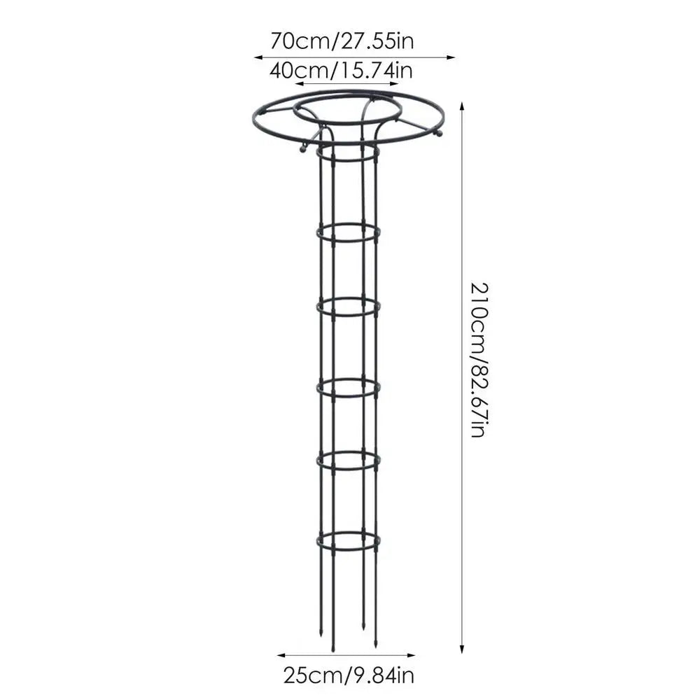 Indoor Trellis Detachable Garden Obelisk Trellis Plants Climbing Holder For Indoor Outdoor Garden Yard Gardening Supplies
