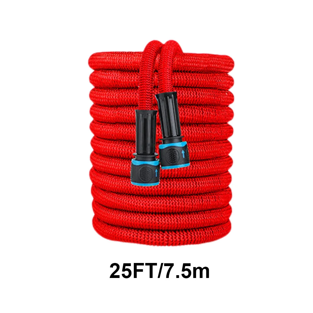25FT-200FT Expandable Flexible Water Hose Car Wash Hose Water Gun Hose Garden Sprayer Gardening Watering Hose Irrigation Tools