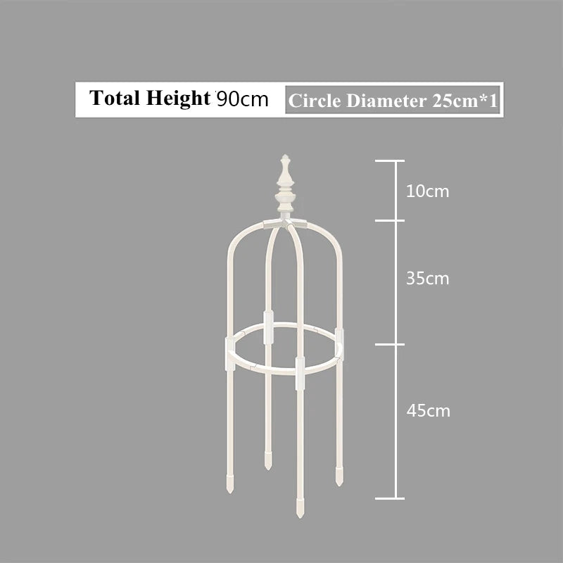 Plant Climbing Supporter Climbing Plant Support Frame Outdoor Flower Vines Pot Stand Garden Climbing Frame Indoor Floral Decor