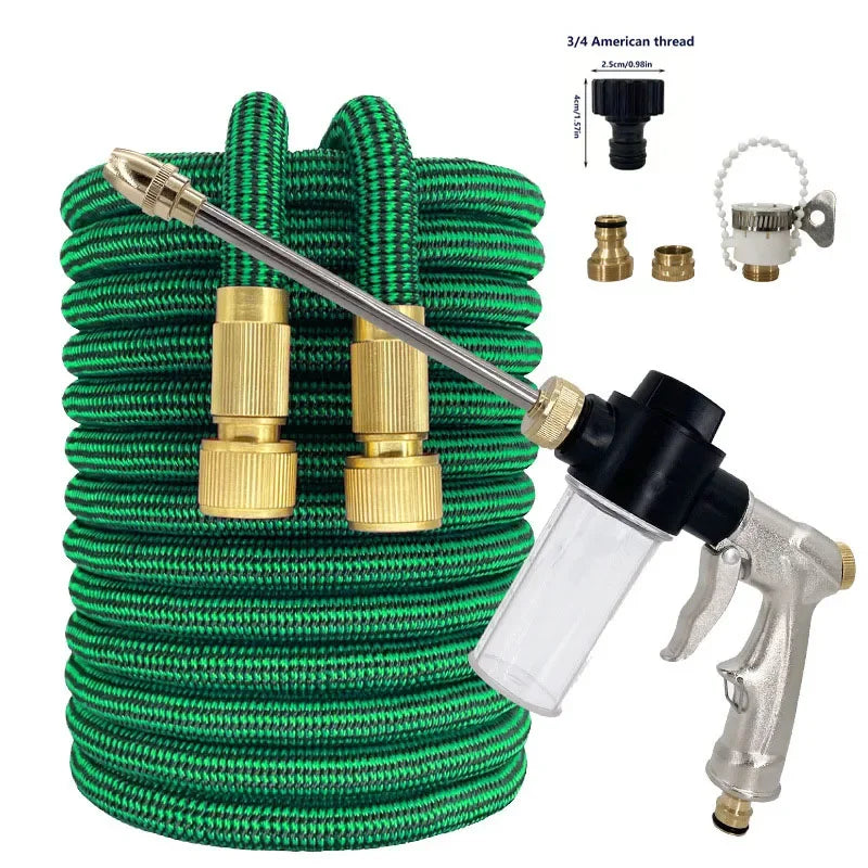 Flexible Garden Hose And Expandable Magic Spray Pipe, High-Pressure Garden Spray Gun, Garden Supplies