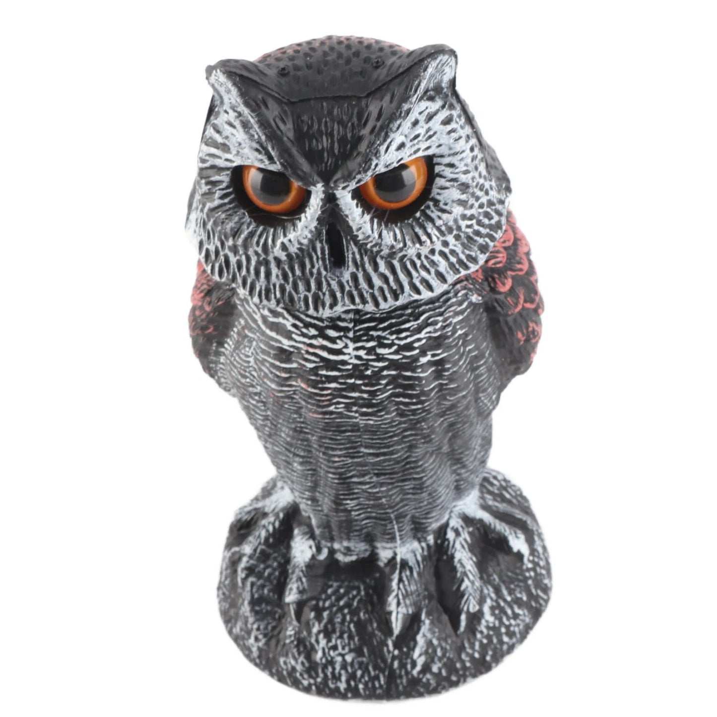 Garden Plastic Shake Head Owl Decor Lifelike Fake Owl Model Ornament for Outdoor Garden Decoration
