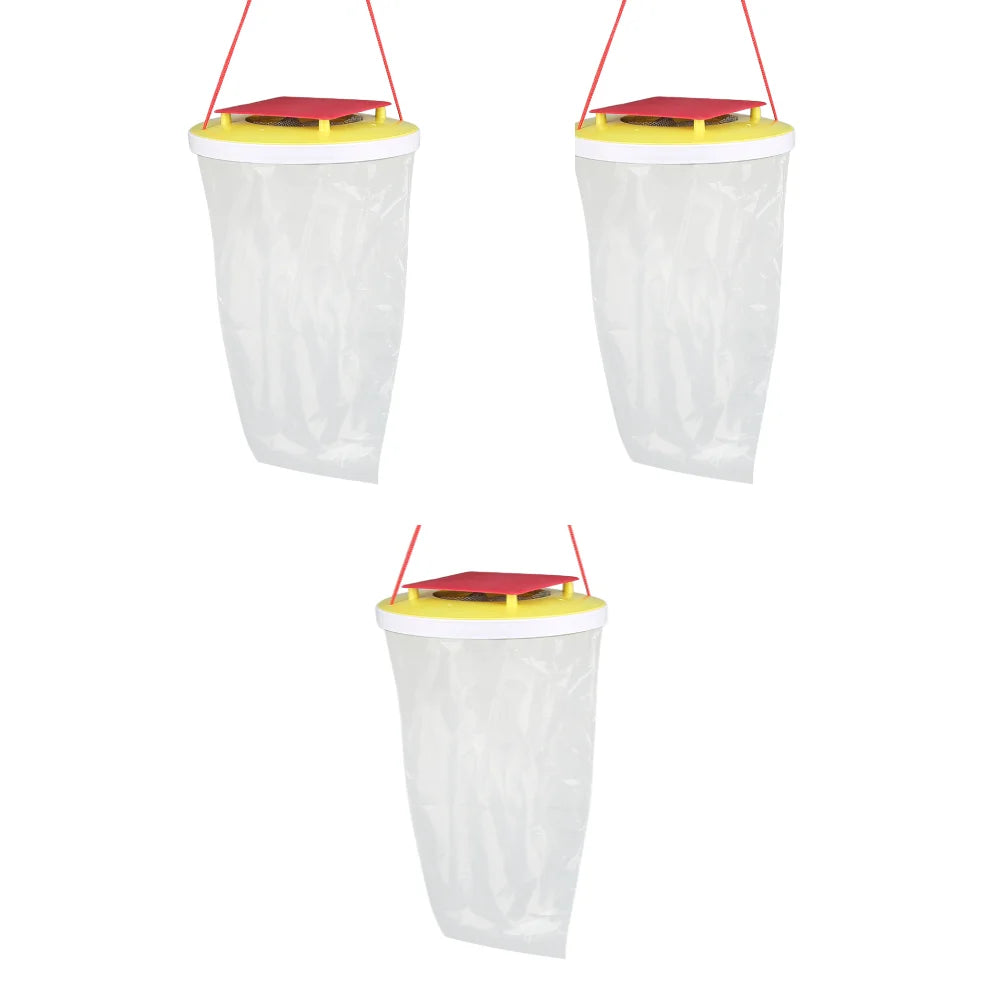 10-1PCS Fly Trap Hanging Fly Catcher Non-toxic Fly Lure Bag Pest Trap With Bait Insect Bug Killer Garden Hanging Flycatcher