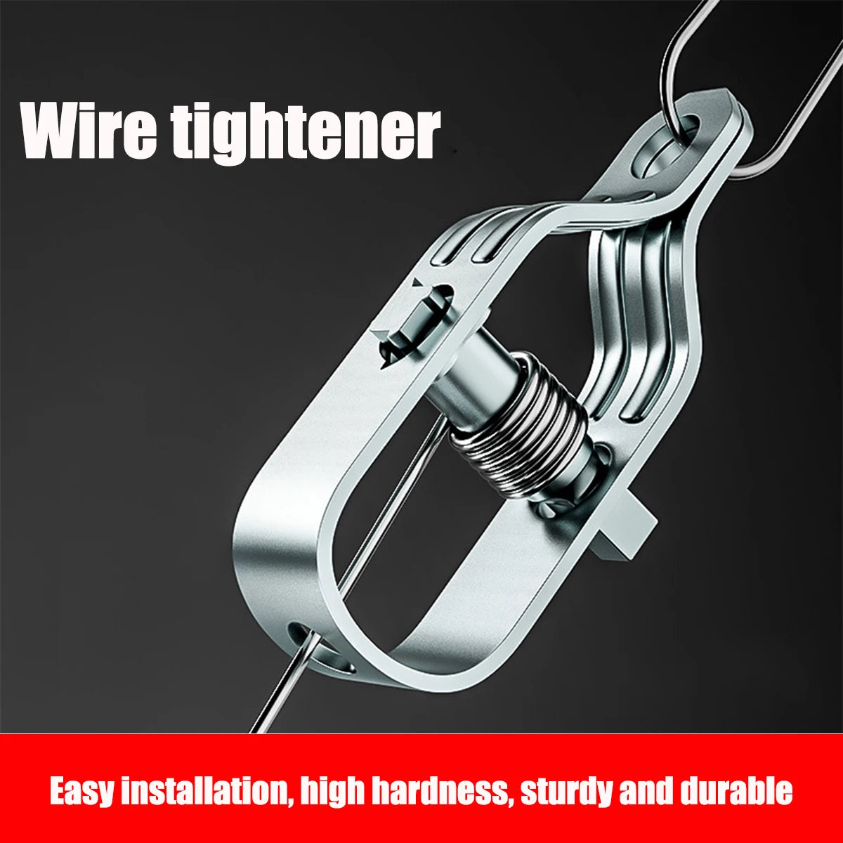 New Upgrade 10Pcs Electric Fence Wire Tightener Wire Tensioner,Cable Tensioner for Wire Tensioner Electric Fence, Farm Fence