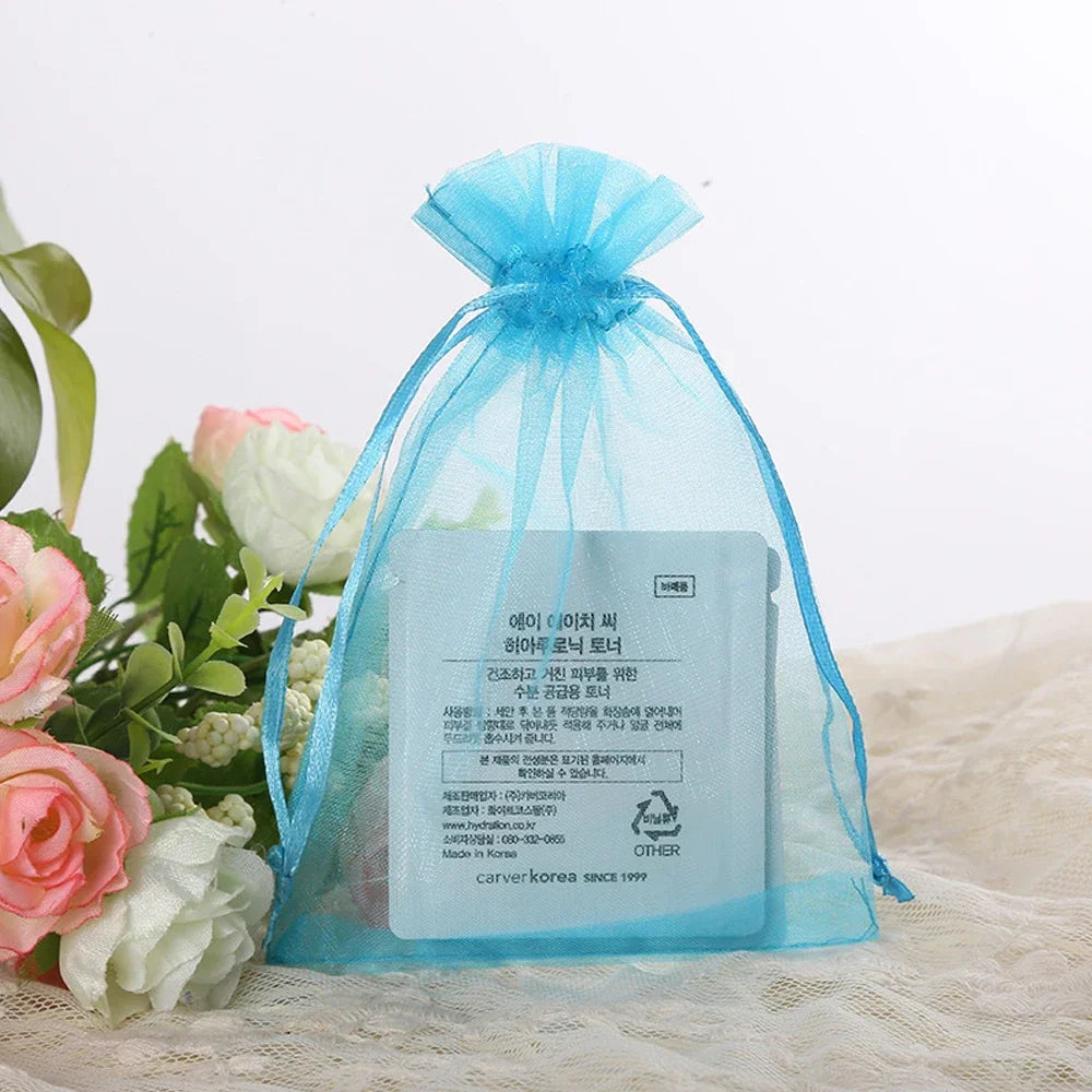 20-100pcs Strawberry Grapes Fruit Grow Bags Netting Mesh Vegetable Plant Protection Bags For Pest Control Anti-Bird Garden Tools