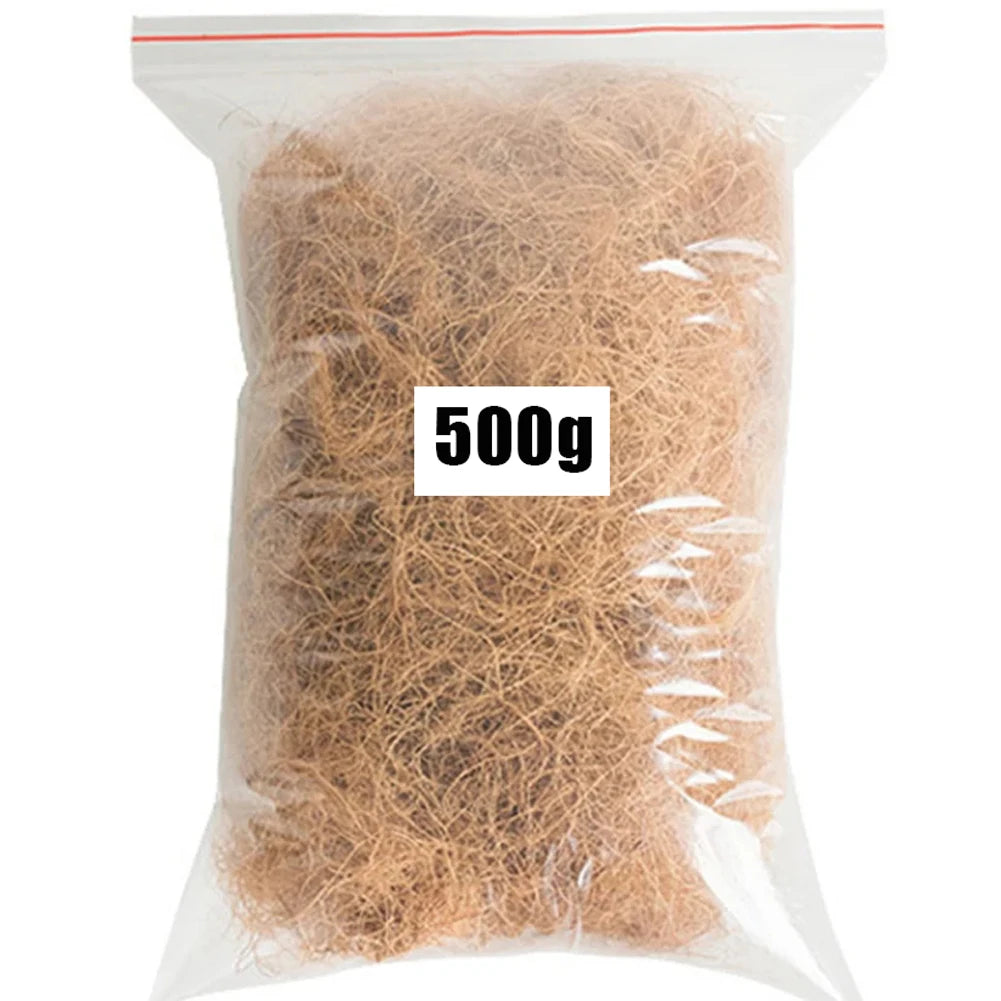 Natural Coconut Husk Fiber Flowerpot Cover Insect-proof Protect Garden Flower Plant Soil Keep Warm Reptile Bedding Bird Nest