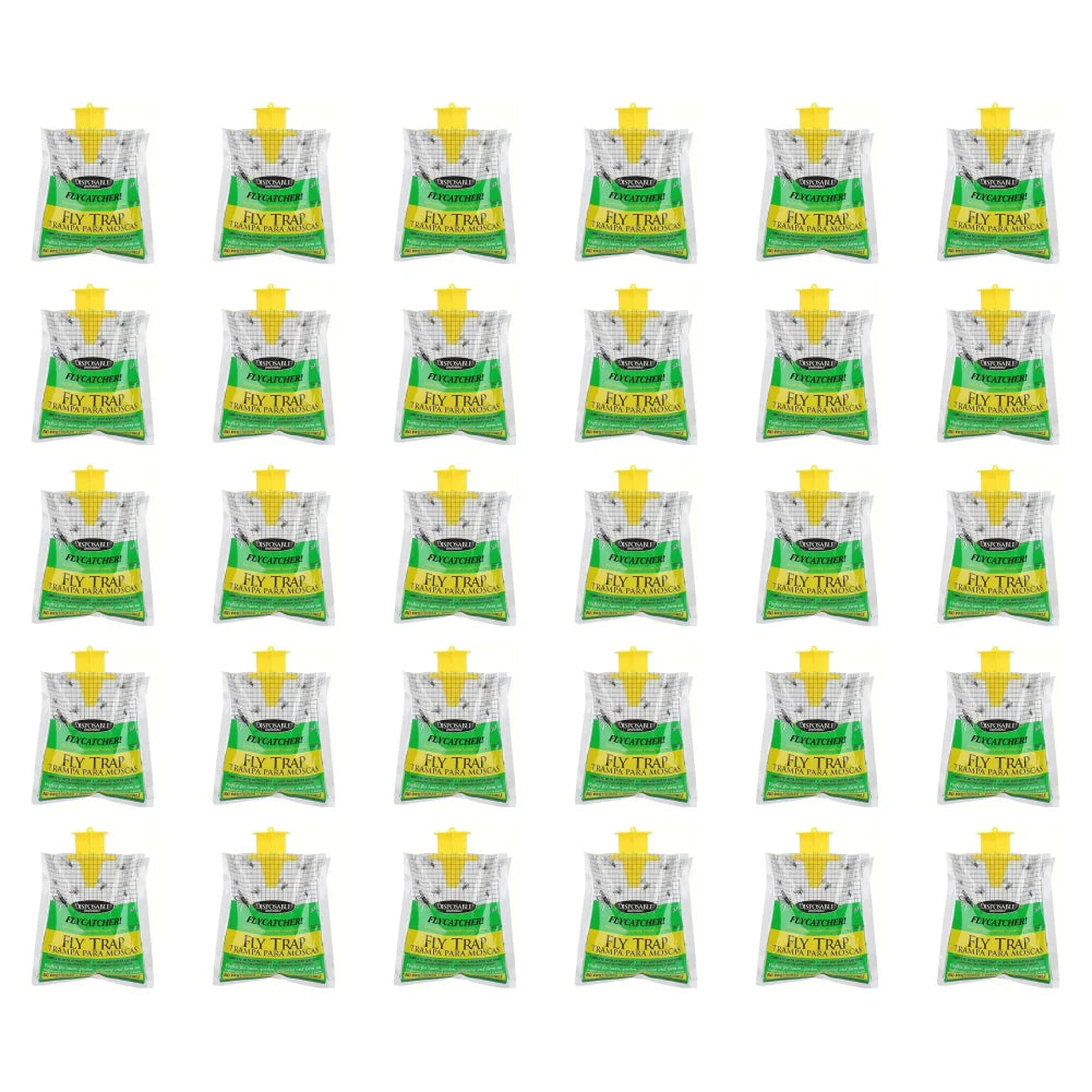 1-30Pcs Hanging Fly Trap Disposable Fly Catcher Bag Mosquito Trap Catcher Fly Wasp Insect Bug Killer Flies Trap for Outdoor