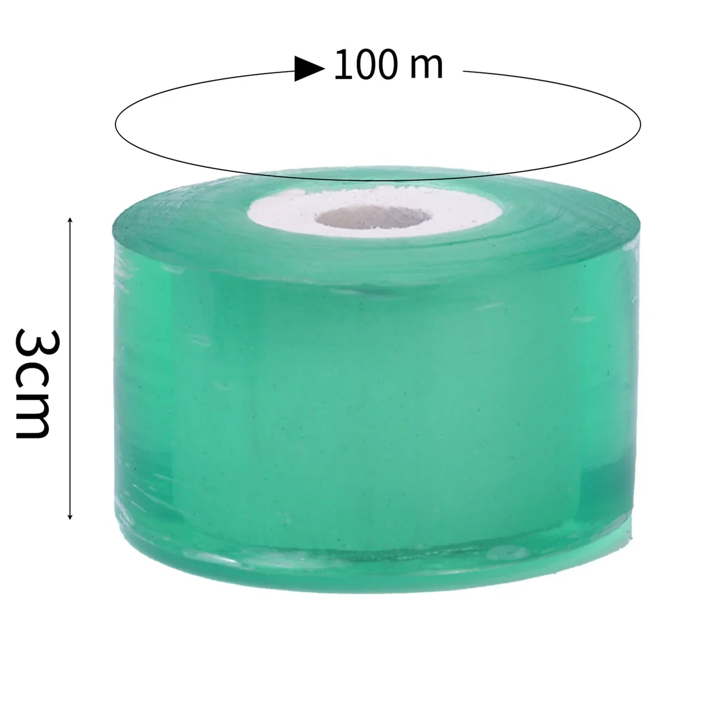 100/500m PE Grafting Tape Film Stretchable Self-adhesive Garden Tree Roll Tape Plants Seedlings Vine Tomato Grafting Accessories