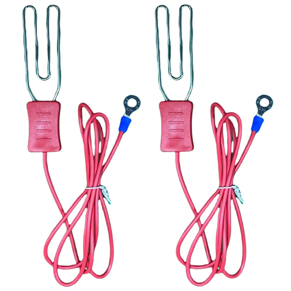 Electric Fence Alligator Clips Ground Connection For Farm Livestock Animals Energizer to Polywire Polytape Kits Cable Connectors