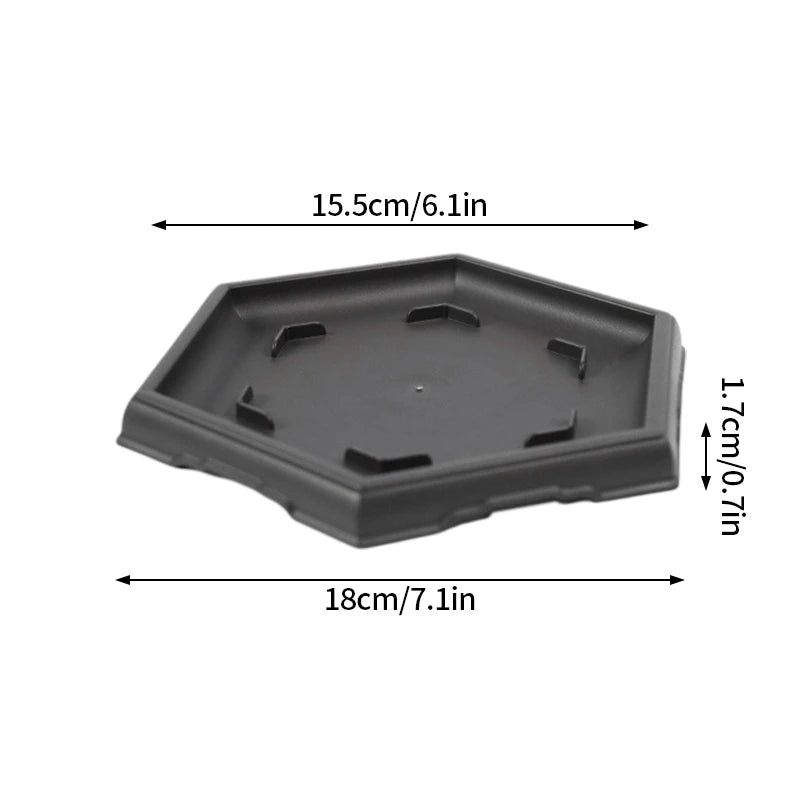 Rectangular Flowerpots Plastic Bonsai Plants Pot Square for Flower Balcony Garden Yard Landscape Bonsai Pot Trays Home Decor