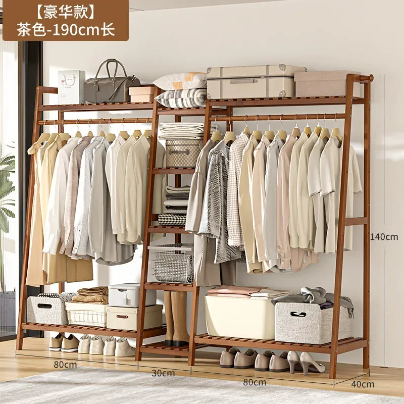 Movable Clothes Hanger Coats Clothing Rack Shelfs Home Furniture Room Shelves Closet Closet Shoe Organizer Jingle Bells Sofa