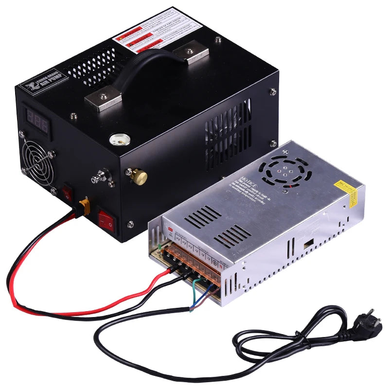 300Bar 30Mpa 12v Pcp Compressor 110/220V Transformer 4500psi High Pressure Pump Pneumatic Airgun Rifle Inflator