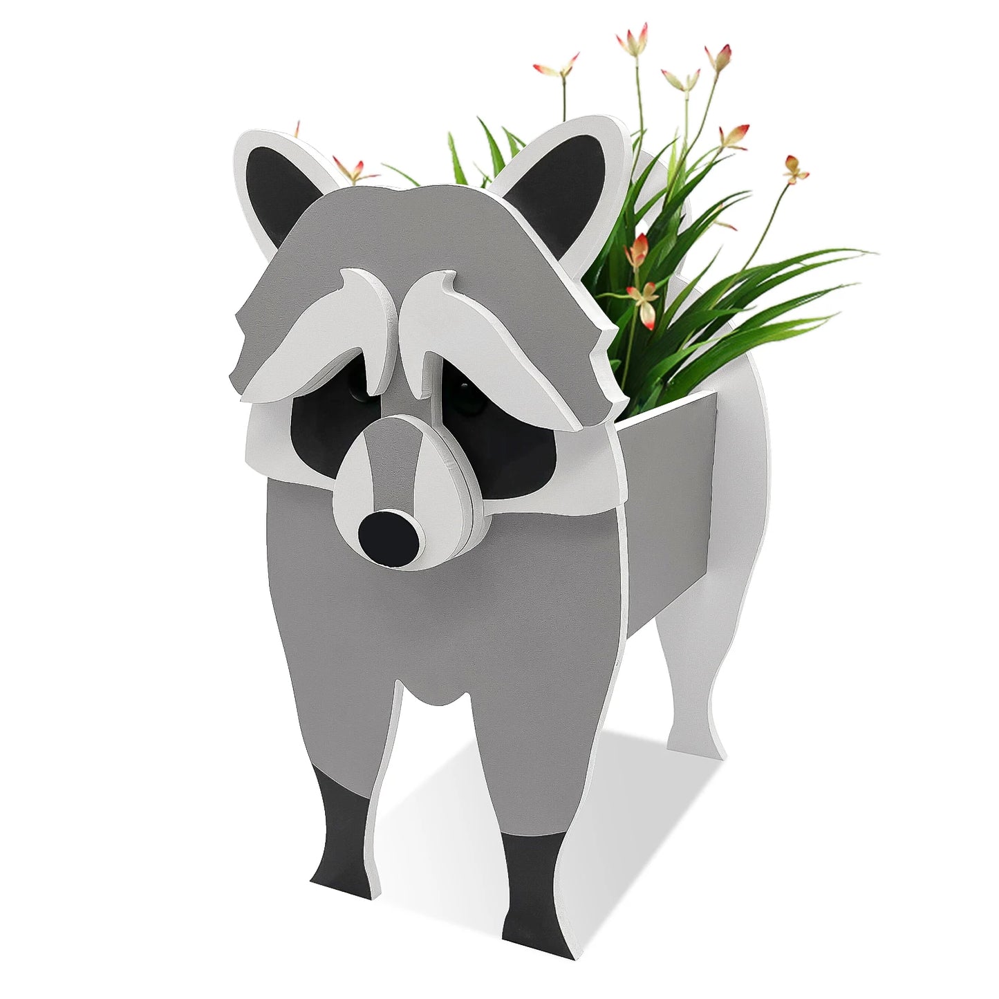DIY Dog Planter Garden Flower Pot Pomeranian Husky Horse Sheep Elephant Bear Vase Pots Animal PVC FlowerPots Garden Home Decor