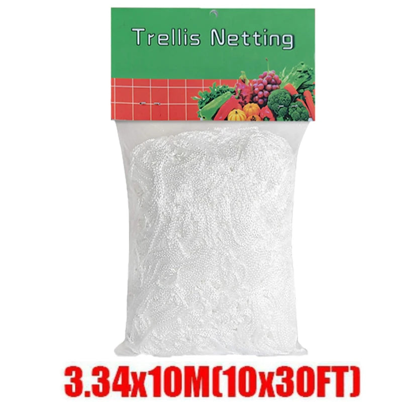 Garden Plant Trellis Netting Garden Square Mesh Netting for Climbing Plants Outdoor, Fruits, Vegetables, Vines, Grow Tents