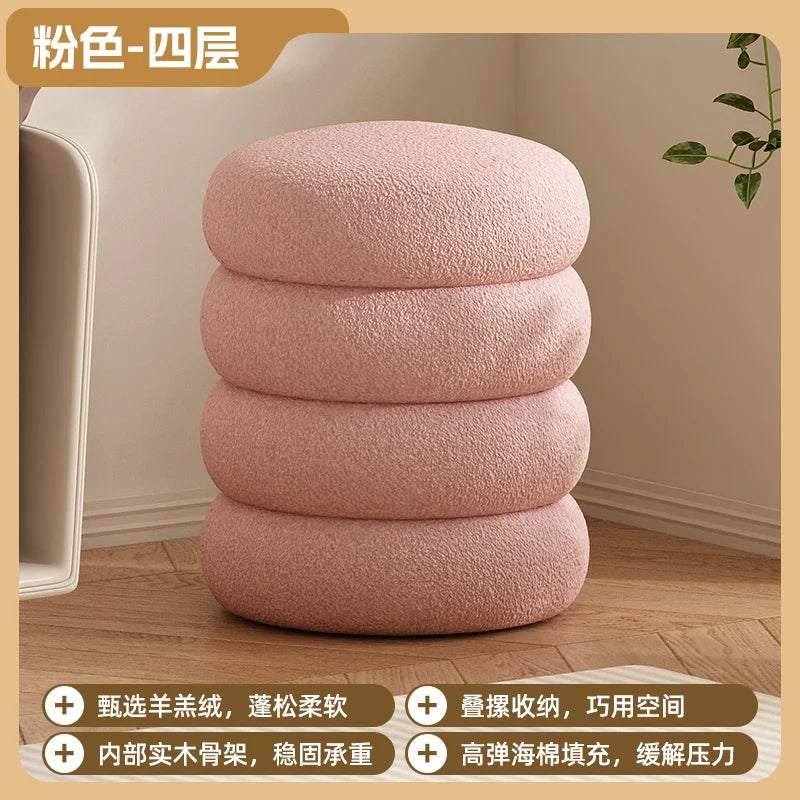 Girls Small Vanity Stools Table Side Makeup Household Luxury Bedroom Dress White Modern Sillones Modernos Living Room Furniture