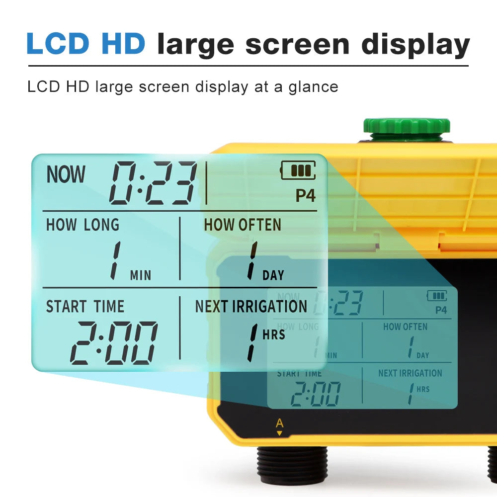 WIFI Smart Garden Water Timer Solar Charging Automatic Sprinkler Timing Outdoor Farm Drip Irrigation Controller with Rain Sensor