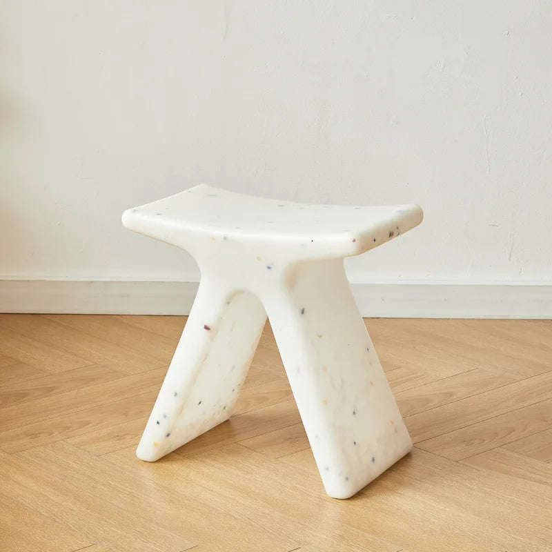 Wuli Nordic Household Shoe Changing Stool Creative Small Bench Modern Minimalist Small Stool Low Stool Special-shaped Stool 2024