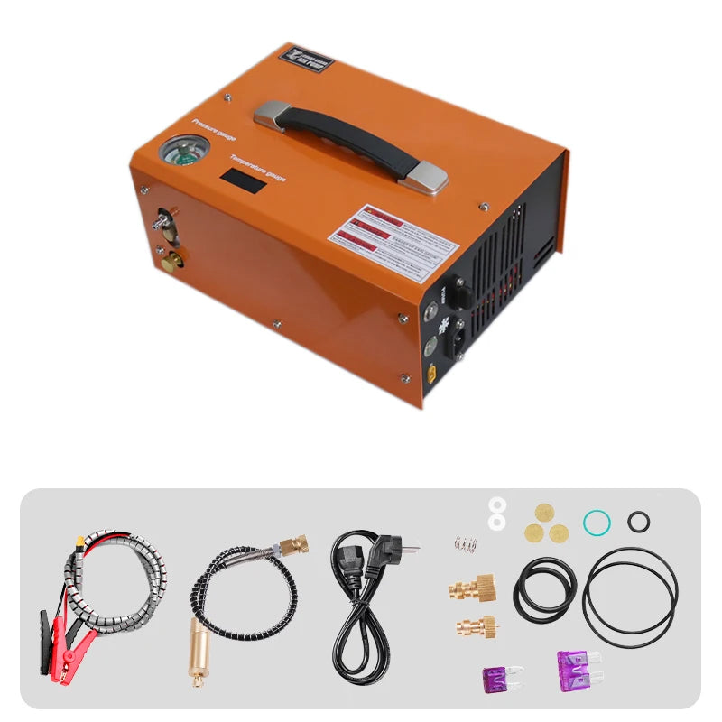 300Bar 220V 110V PCP Air Compressor 4500Psi Pneumatic Rifles High Pressure 12V Vehicle Mounted Pump 30MPA Scuba Diving Shooting