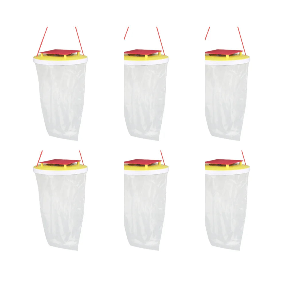 10-1PCS Fly Trap Hanging Fly Catcher Non-toxic Fly Lure Bag Pest Trap With Bait Insect Bug Killer Garden Hanging Flycatcher