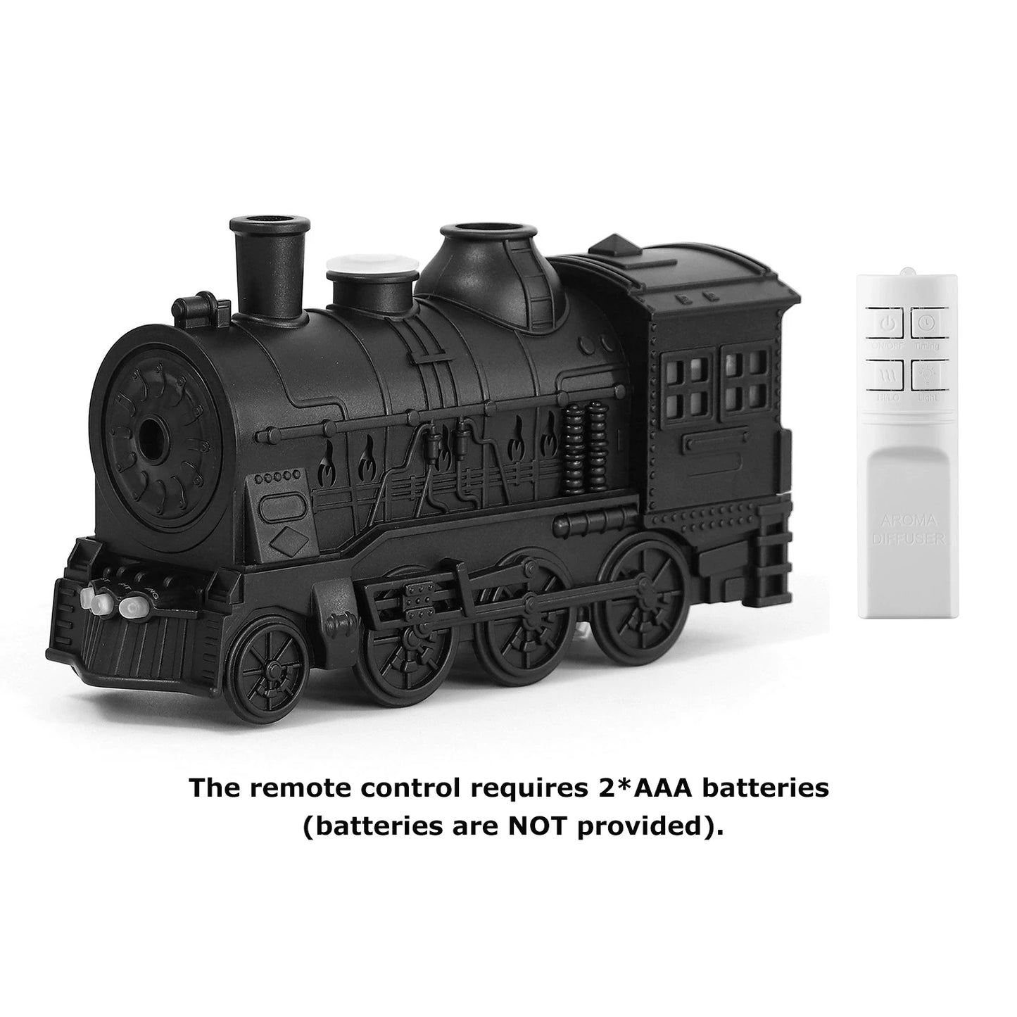 1PC USB Powered Small Train styling Aroma Diffuser also Mini Air Humidifier with Ambient Lights and 2-level Timing for Home