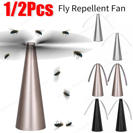 1/2pcs Mosquito Repellent Fan USB Or AA Battery Powered Fly Repeller Table Fan Portable Pest Control for Camping Picnic Party